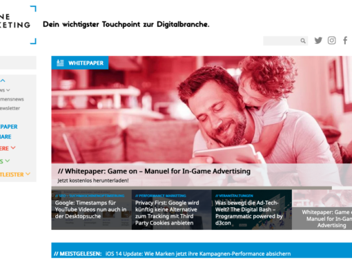 Nachrichten- & Medienseite: Online Marketing.de